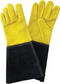 Kent & Stowe Luxury Leather Gauntlet Gloves - Ladies Medium
