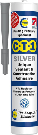 C-Tec CT1 Sealant & Construction Adhesive, Silver