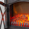 Benross 1800W Freestanding Cast Iron Effect Electric Fire Stove Heater, Black