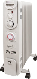 Silent Night 9-Fin 2Kw Oil Filled Radiator with Timer