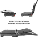 Quest Twin Duo 180° Panini Press and Flat Health Grill, Black/Silver
