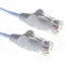 White RJ45 Cat5e High Quality 24AWG Stranded Snagless UTP Ethernet Network LAN Patch Cable - 0.5m