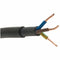 Black 2.5mm 26A 3 Core Brown Blue Green & Yellow 600 to 1000V Rated NYY-J Hi Tuff Outdoor Cable - 25m