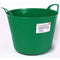 40 Litre Heavy Duty Flexi Flexible Garden Container Storage Bucket Tub - Light Green