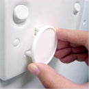 UK 3 Pin Round Child & Baby Safety Electric Outlet Socket Covers - 100 Pack