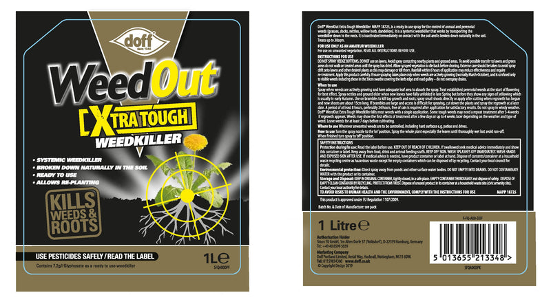 Xtra Tough Weedout Ready To Use - 1L