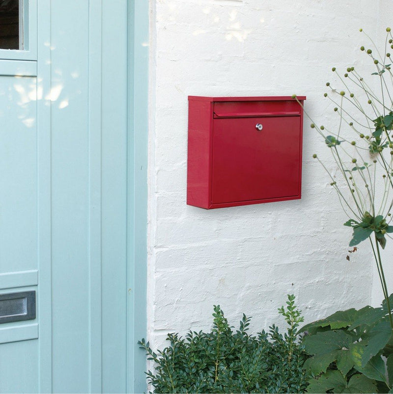 Elegance Post Box - Red