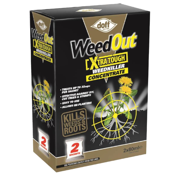 Doff WeedOut Extra Tough Concentrated Weed Killer Sachets x2