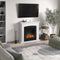 Tagu Helmi Fireplace, Pure White Suite with EU Plug