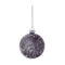 Premier Decorations 80mm Christmas Tree Ball, Grey