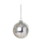 Premier Decorations 80mm Christmas Tree Ball, Silver