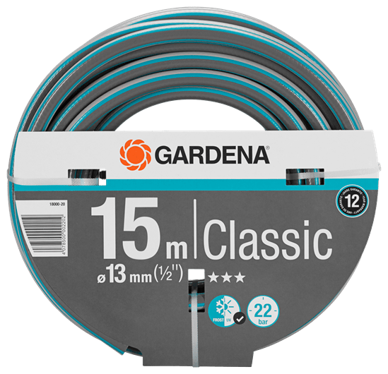 Gardena 13mm (1/2) Classic Hose - 15m