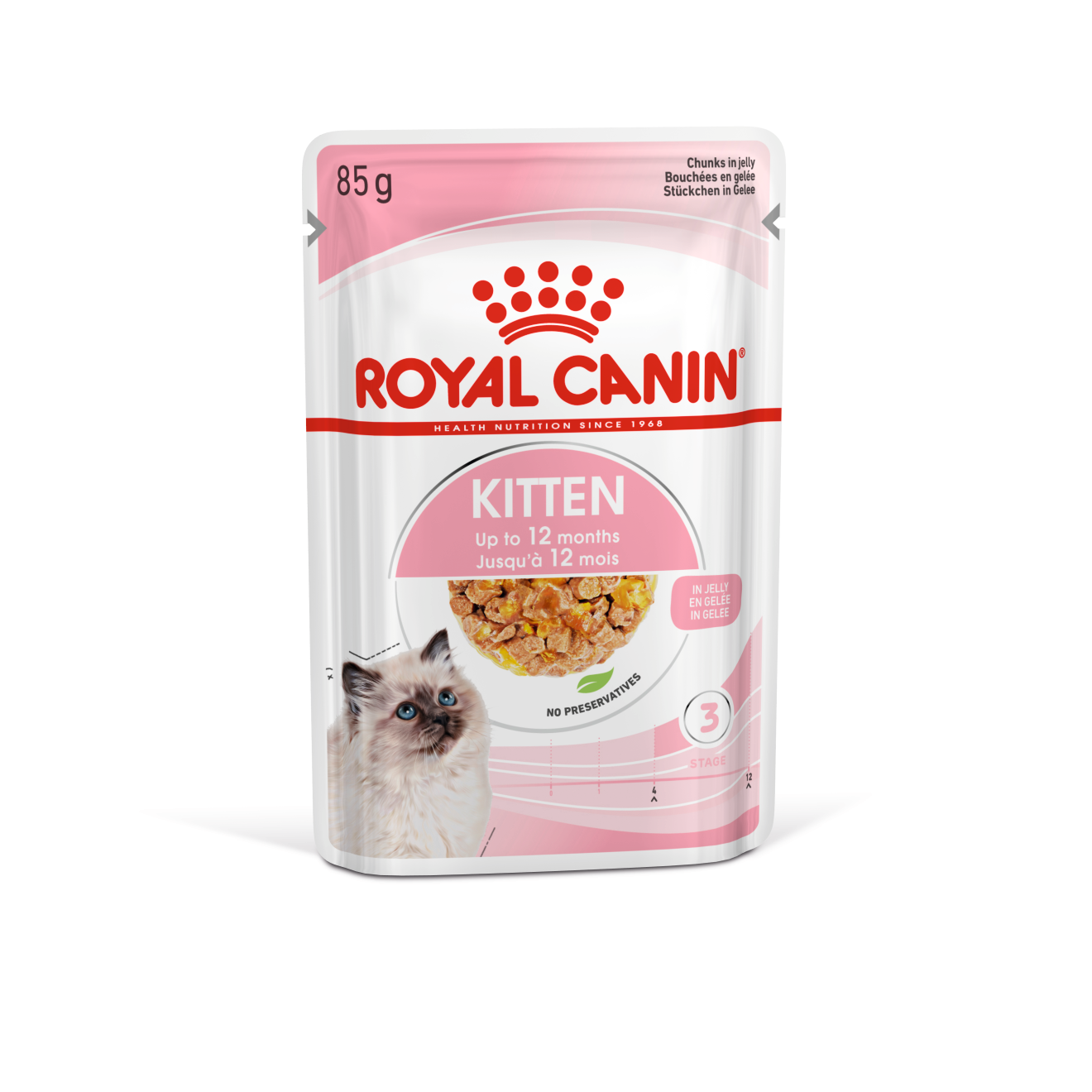 Royal Canin Kitten In Jelly Wet Food, 85g x 12 Pack