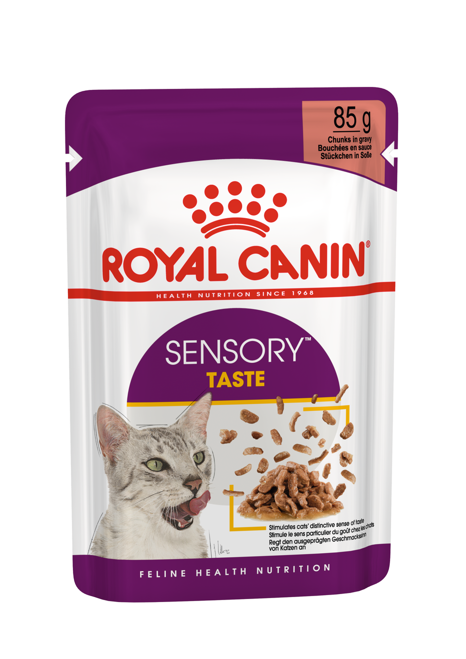 Royal Canin Royal Canin Sensory Taste In Gravy Adult Wet Cat Food, 85g x 12 Pack