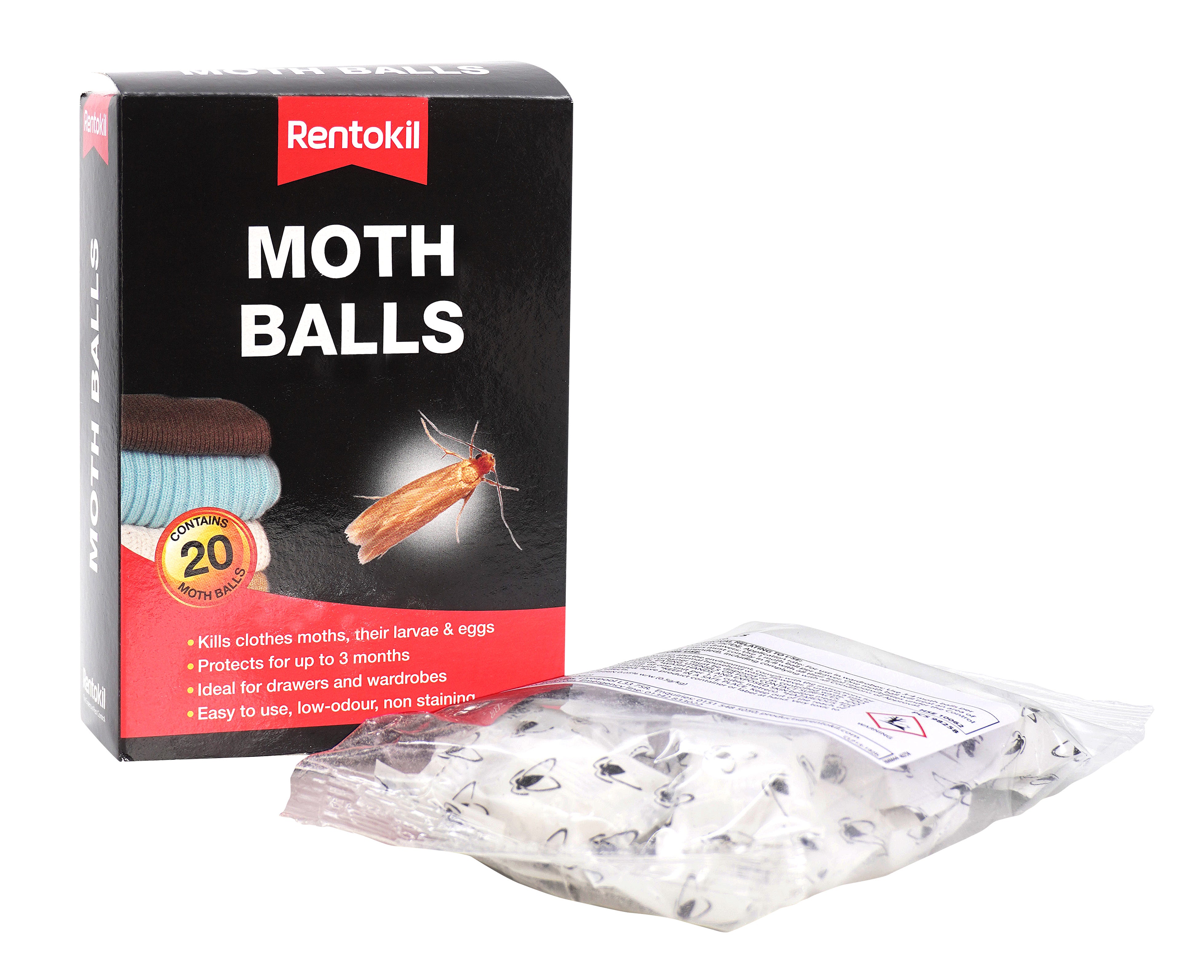 Rentokil Moth Balls 20 Pack