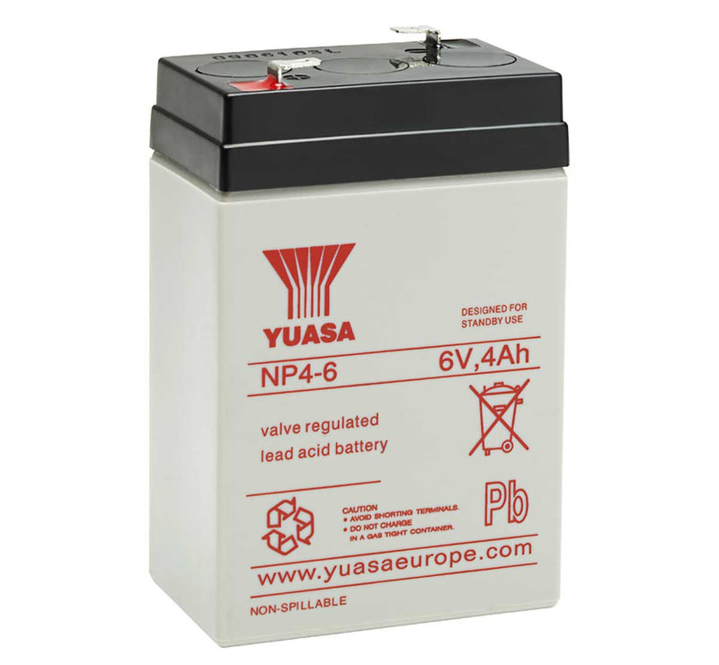 Yuasa 6V 4Ah NP General Purpose VRLA Battery