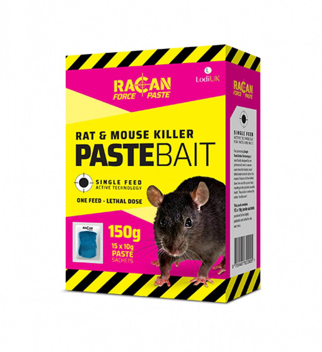 Racan Force Rat & Mouse Killer Paste, 150g (15x10g) Sachets