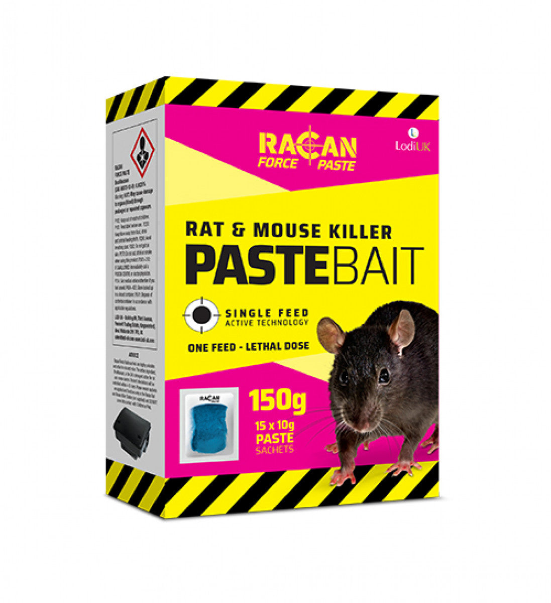 Racan Force Rat & Mouse Killer Paste, 150g (15x10g) Sachets