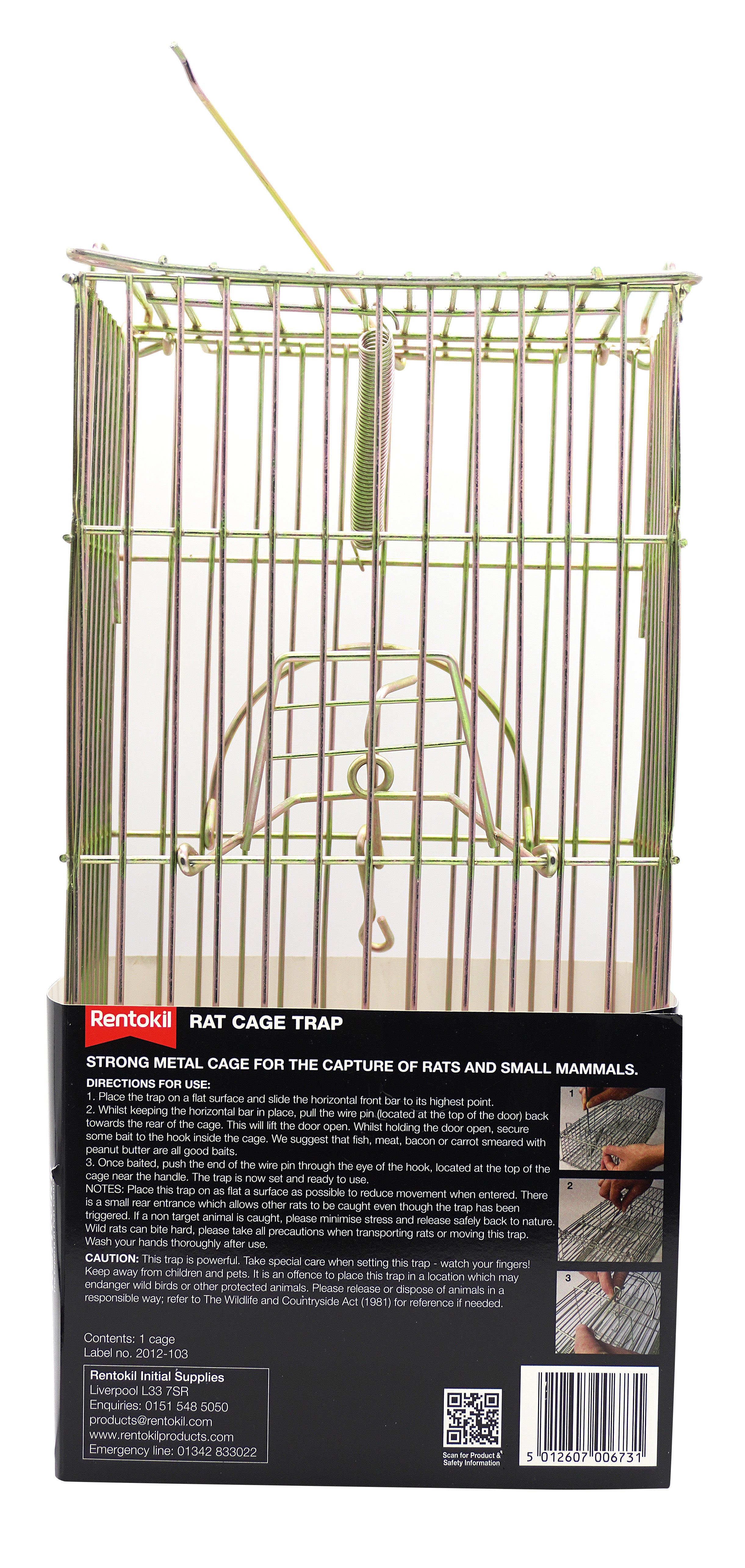 Rentokil Rat Cage Trap