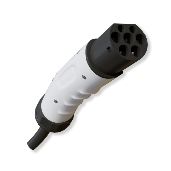 Project EV 32A 22kW 3 Phase Type 2-2 EV Charging Cable, 7.5m