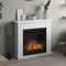 Tagu Frode Fireplace Frame, Pure White