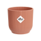 Elho Vibes Fold Round Mini 9 - Flowerpot - Delicate Pink - Indoor! - Ø 9.30 x H 8.80 cm