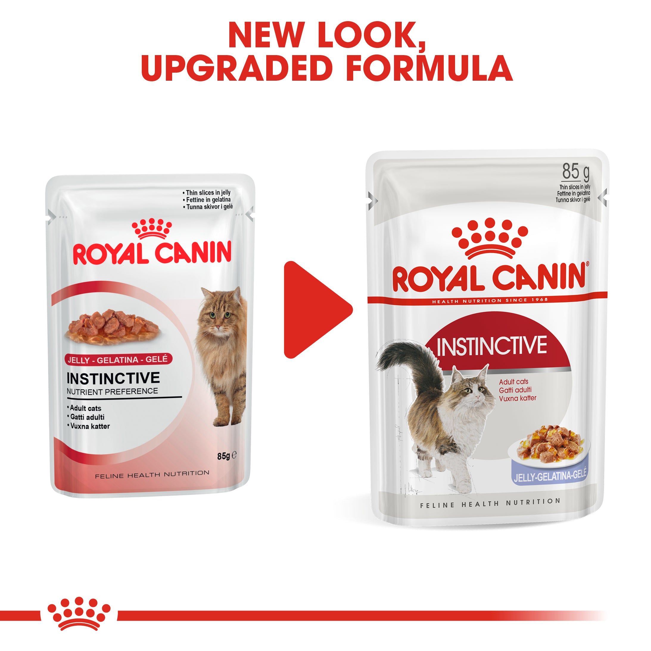 Royal Canin Instinctive In Jelly Adult Wet Cat Food, 85g x 12 Pack