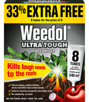 Weedol Ultra Tough Weedkiller Liquid Concentrate Tubes 8 tube carton