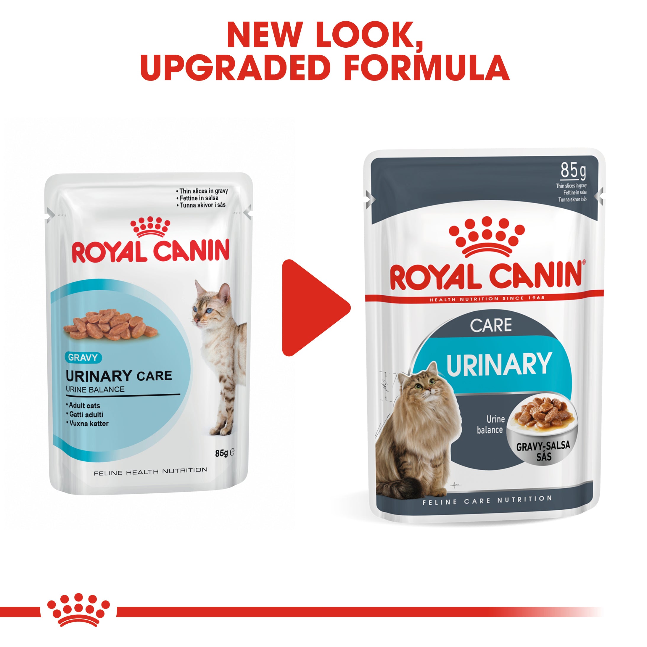 Royal Canin Urinary Care In Gravy Adult Wet Cat Food, 85g x 12 Pack