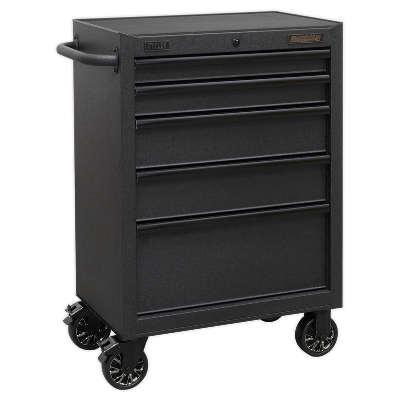 Superline Pro Rollcab 5 Drawer 680mm with Soft Close Drawers