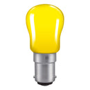 15W Small Bayonet Cap Pygmy Sign Bulb - Yellow