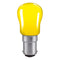 15W Small Bayonet Cap Pygmy Sign Bulb - Yellow