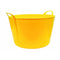 75 Litre Heavy Duty Flexi Storage Tub - Yellow