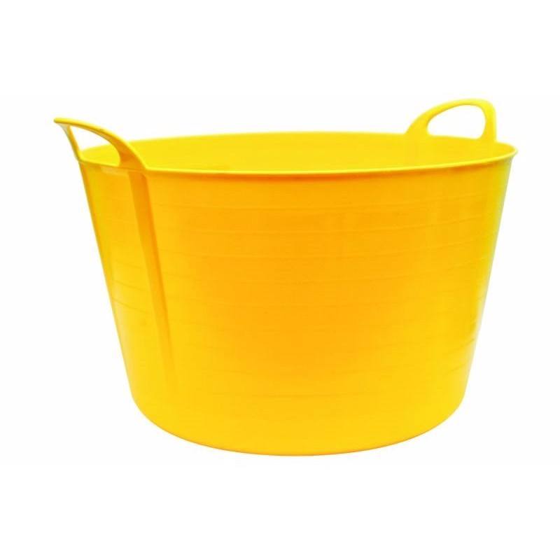 75L Heavy Duty Flexi Tub, Yellow