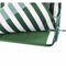 3 Seater Green & White Swinging Outdoor Garden Hammock Bench