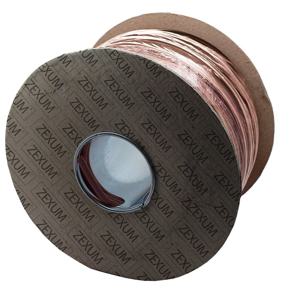 Brown 4mm 7 Strand 32A Single Core 6491X (H07V-R) Round Power PVC Insulated Conduit Wire - 25m