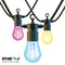 Wi-Fi LED String Light with RGB+WW Filament Bulbs, 7.2M and 12pcs Filament Bulbs with Adapter & UK fused Plug