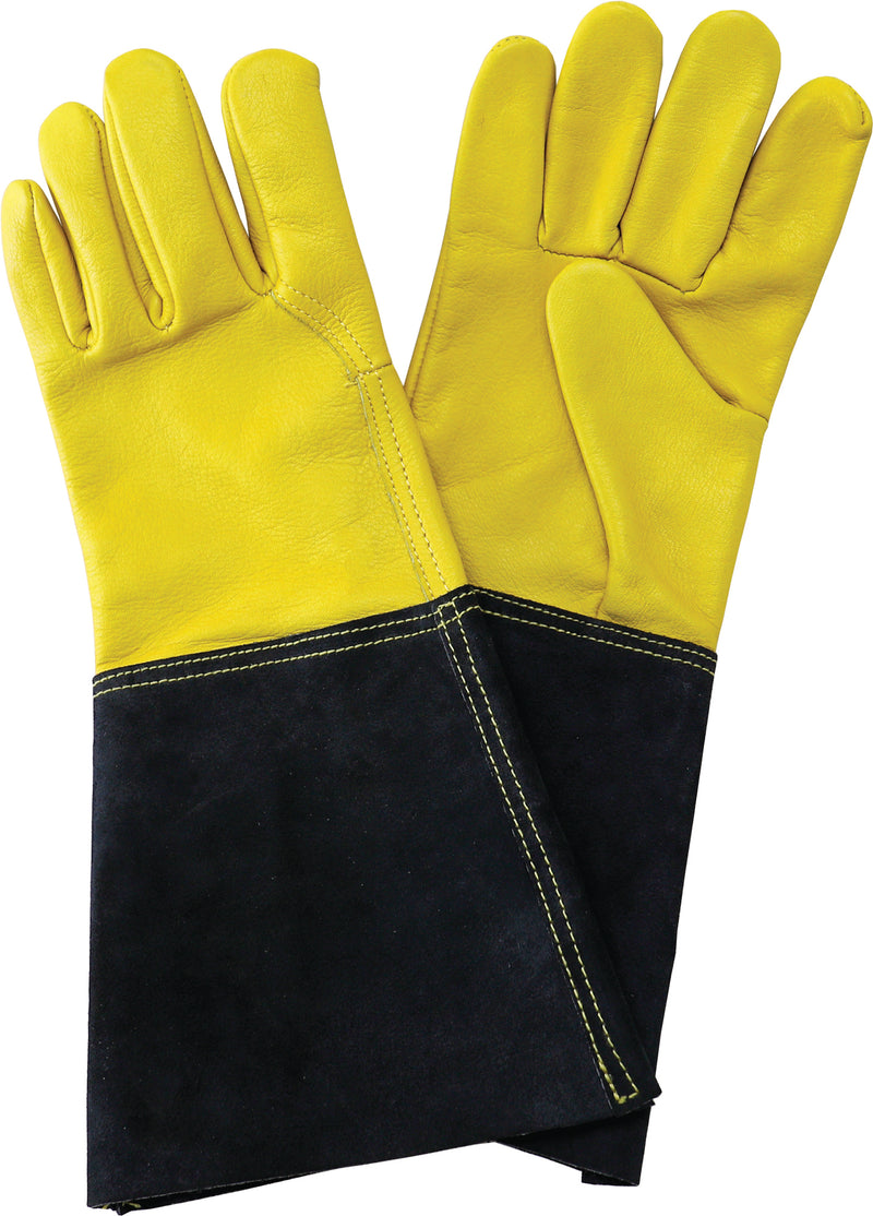 Luxury Gauntlet Gloves - Ladies Medium