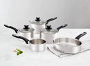 5 Piece Pan Set - Stainless Steel