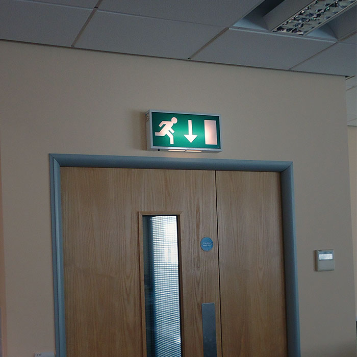 High Visibility Emergency Exit Sign