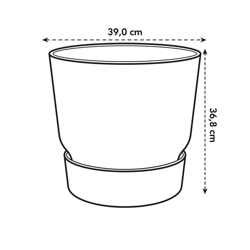 Greenville Round 40cm Pot - Living Concrete