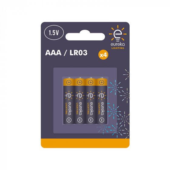 AAA 1.5V Alkaline Battery 4 pack