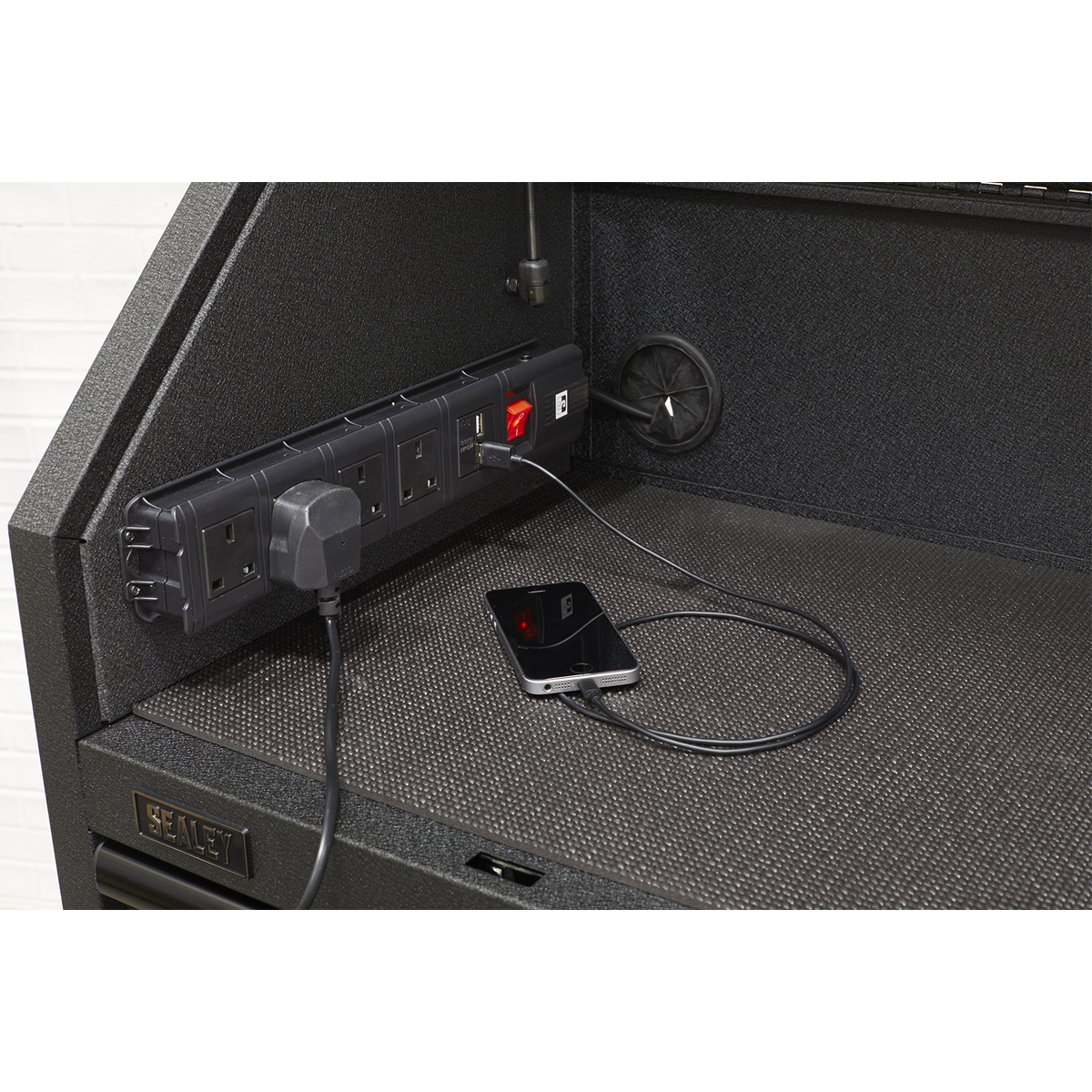 Superline Pro Topchest 4 Drawer 660mm with Soft Close Drawers & Power Strip