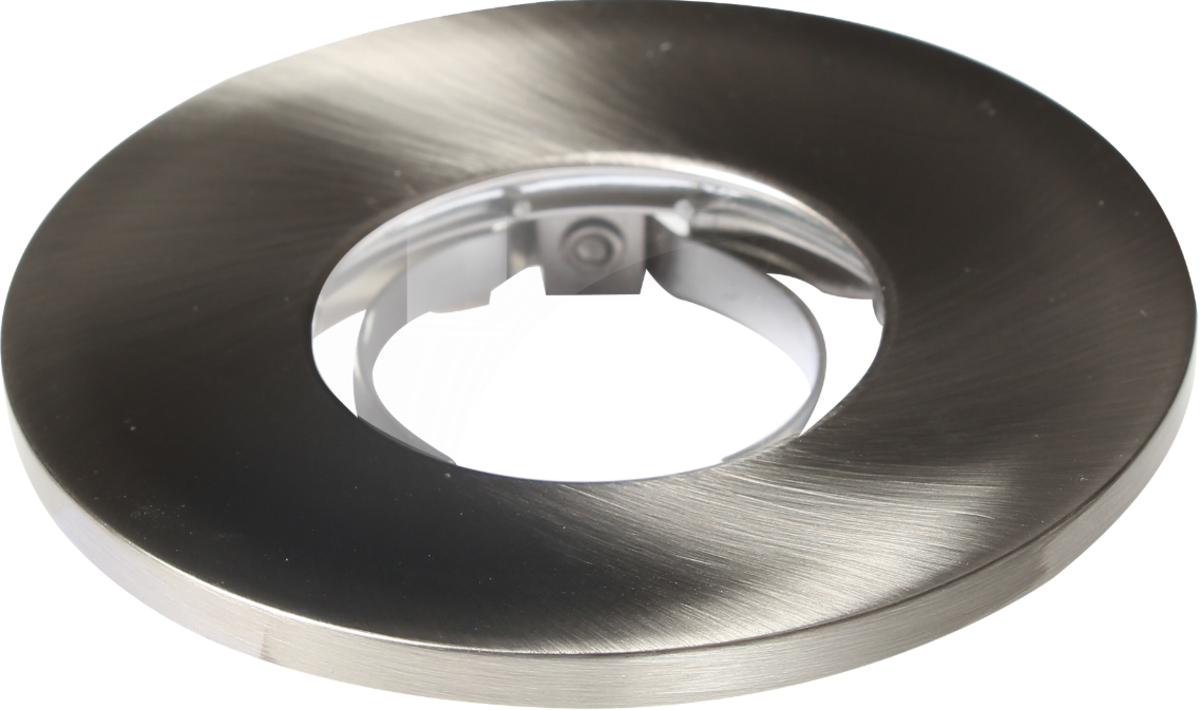 Evolve Fire Rated IP65 Waterproof Twist & Lock Downlight Fixed Trim Bezel - Brushed Chrome