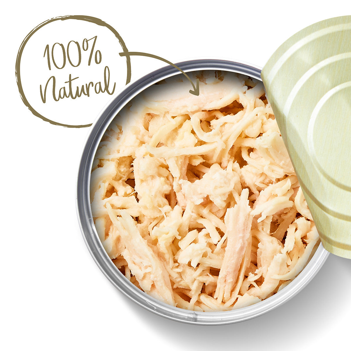 Natural Chicken Breast Wet Cat Food Tin, 156g