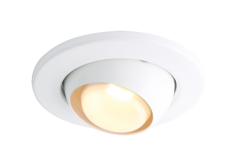 R80 80W Eyeball Downlight - White