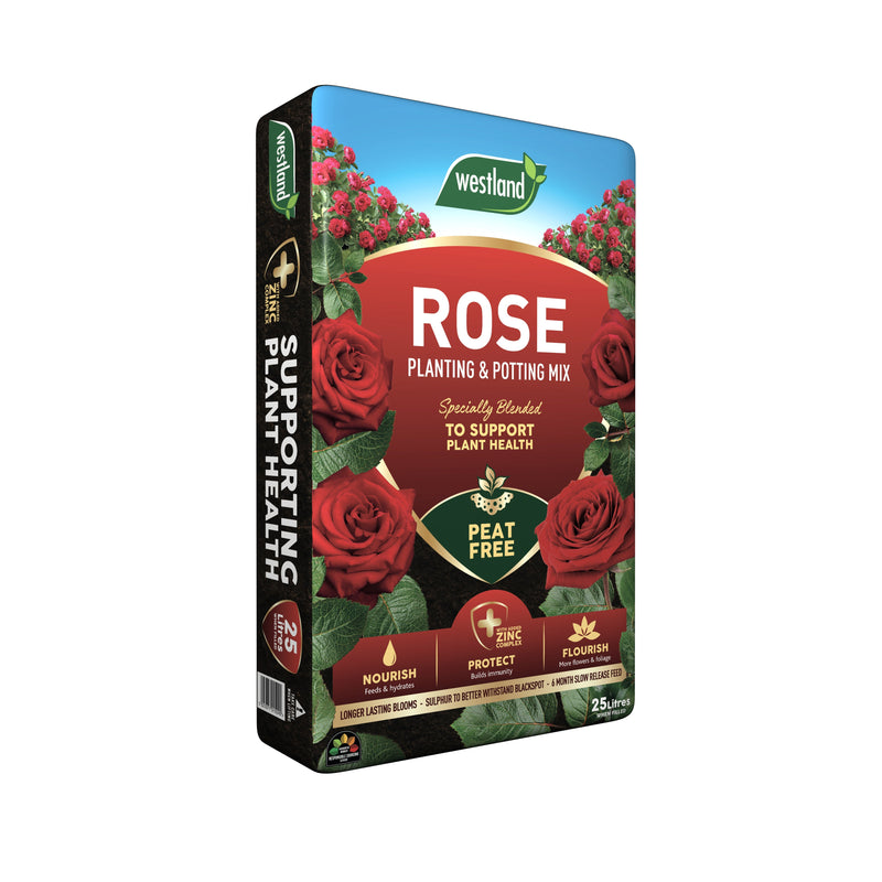 Westland Rose Planting & Potting Peat Free Mix 25L