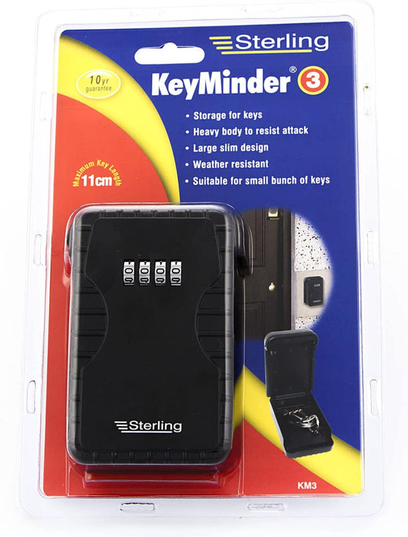 KeyMinder 3 Combination Key Safe, Black