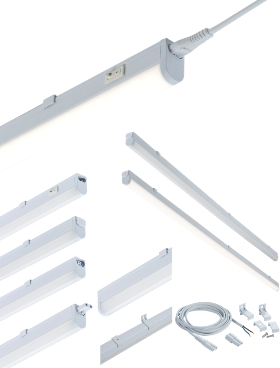 Ultra Slim SMD LED Cool White Linkable Striplight - 22W (1440mm Long)