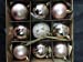 9 x 60mm Decorated Balls, Red
